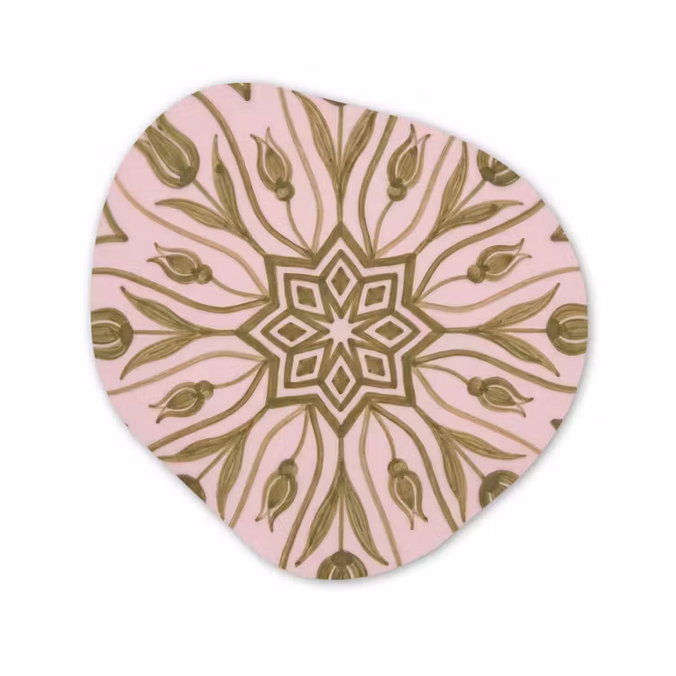 Organisch schilderij - Forex - Patroon - Mandala - Decoratie - Abstract - Groen — 1