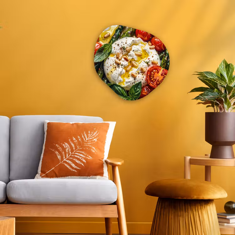 Organisch schilderij - Forex - Eten - Groenten - Kaas - Modern - Vers — 3