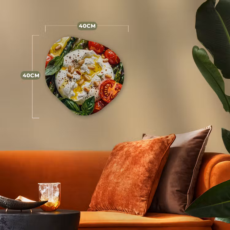 Organisch schilderij - Forex - Eten - Groenten - Kaas - Modern - Vers — 4