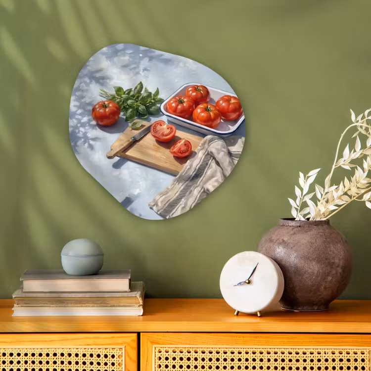 Organisch schilderij - Forex - Eten - Keuken - Ingrediënten - Stillleven - Rood — 2