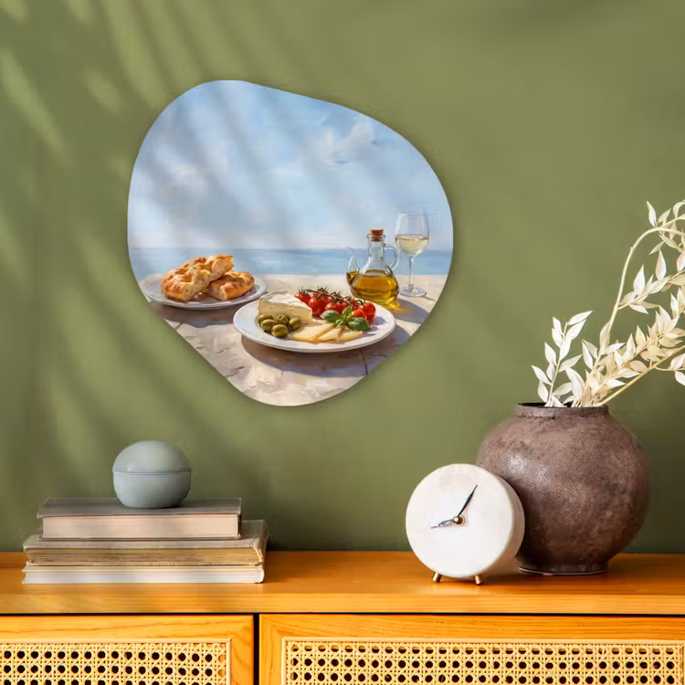 Organisch schilderij - Forex - Eten - Middellandse Zee - Natuur - Geschilderd — 2