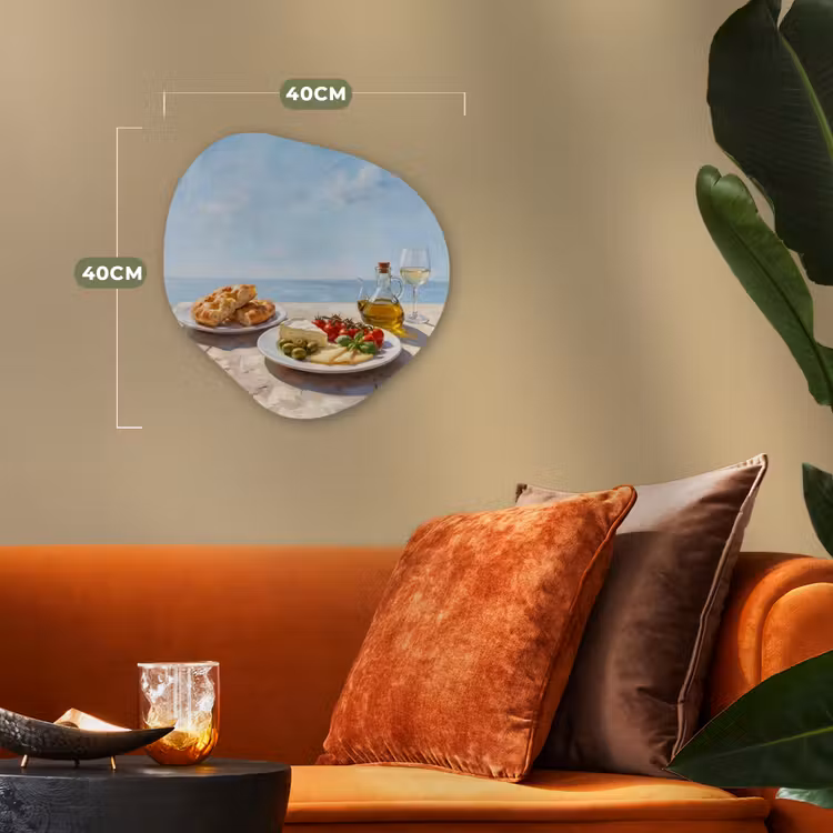 Organisch schilderij - Forex - Eten - Middellandse Zee - Natuur - Geschilderd — 4
