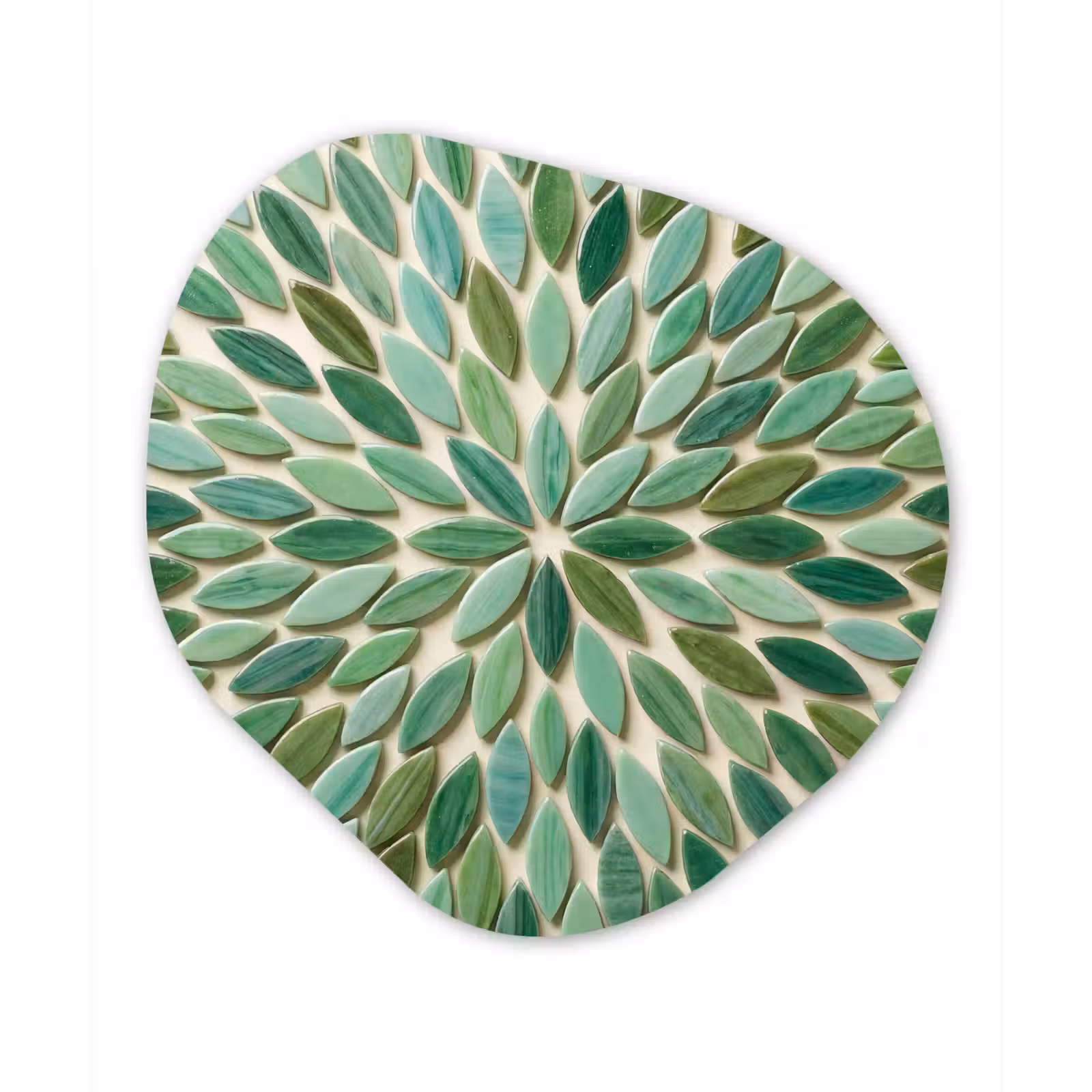 Organisch schilderij - Forex - Patroon - Blad - Groen - Abstract — 1
