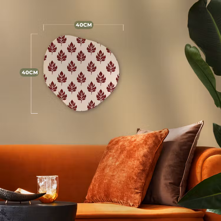 Organisch schilderij - Forex - Botanisch - Patroon - Bordeaux — 4
