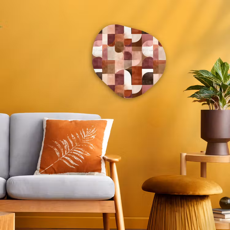 Organisch schilderij - Forex - Geometrie - Modern - Retro — 3