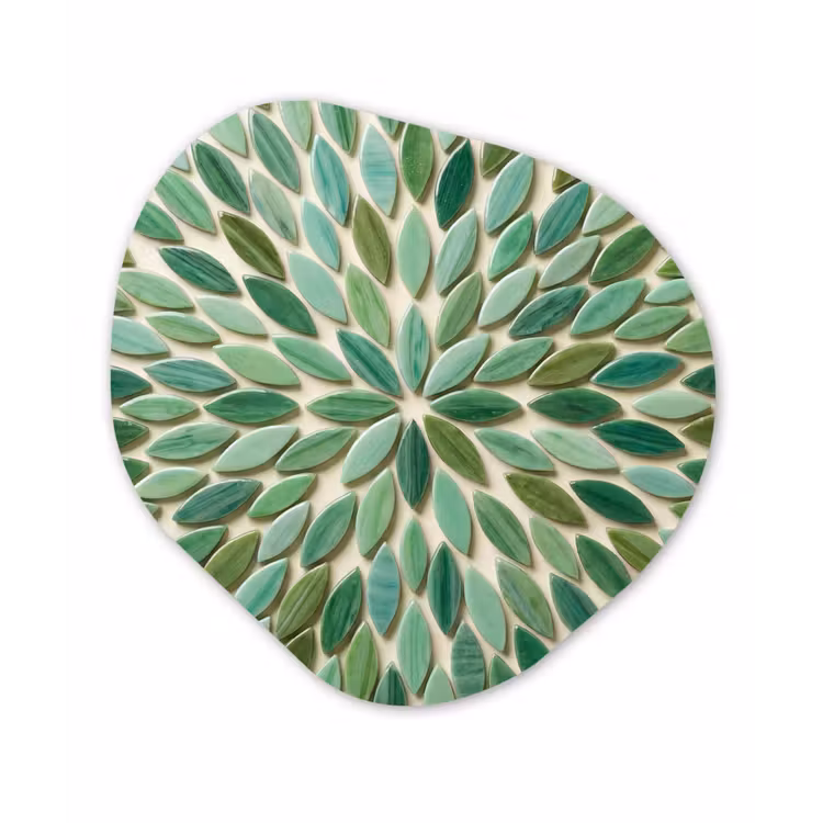 Organisch schilderij - Forex - Patroon - Blad - Groen - Abstract — 1