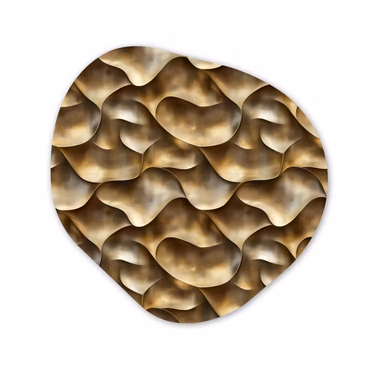 Organisch schilderij - Forex - Abstract - Antiek - Goud — 1