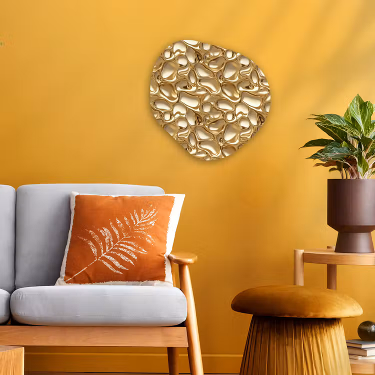 Organisch schilderij - Forex - Abstract - Modern - Goud — 3