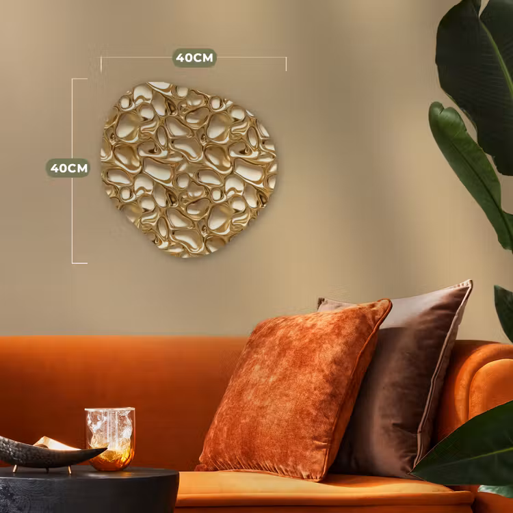 Organisch schilderij - Forex - Abstract - Modern - Goud — 4