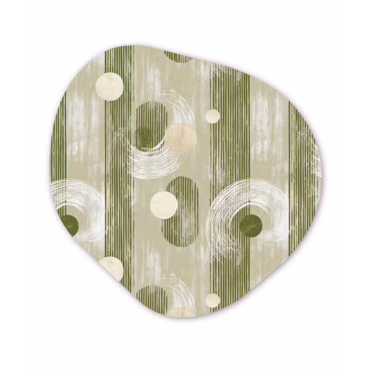 Organisch schilderij - Forex - Artistiek - Modern - Groen — 1