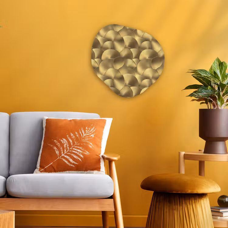 Organisch schilderij - Forex - Modern - Cirkel - Goud — 3