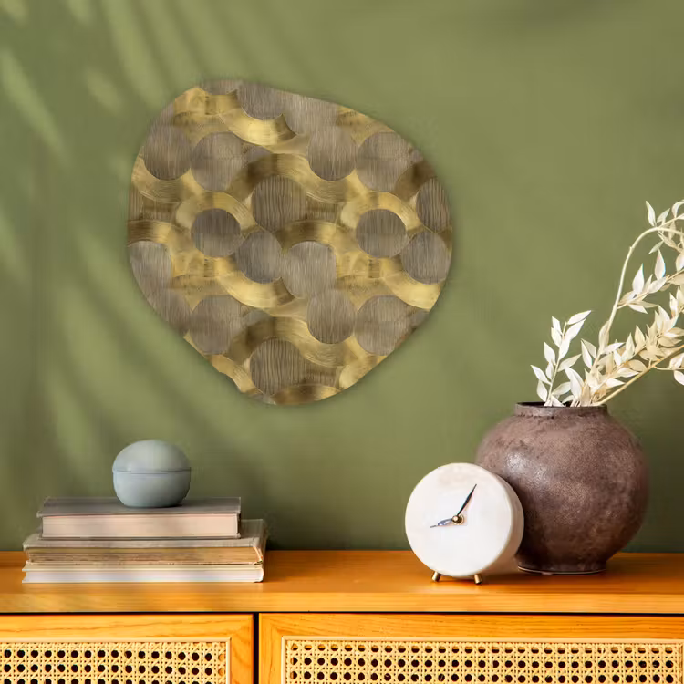 Organisch schilderij - Forex - Modern - Geometrisch - Goud — 2