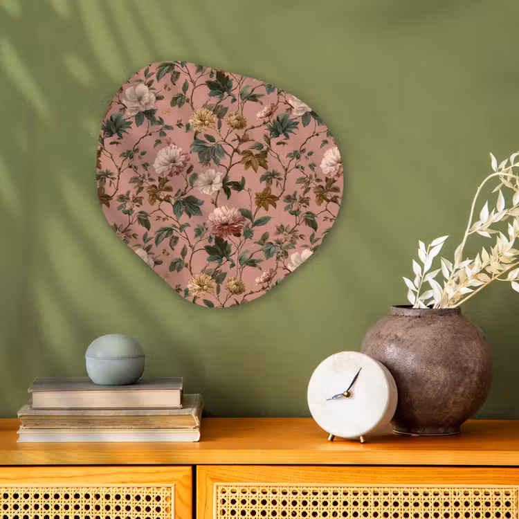 Organisch schilderij - Forex - Bloemen - Klassiek - Roze — 2