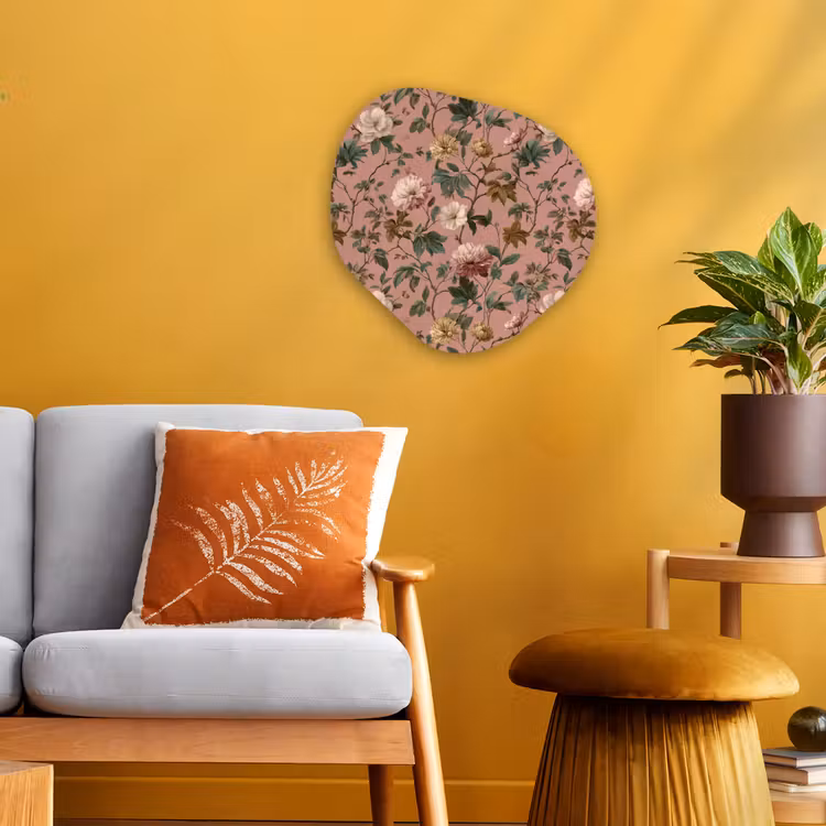 Organisch schilderij - Forex - Bloemen - Klassiek - Roze — 3