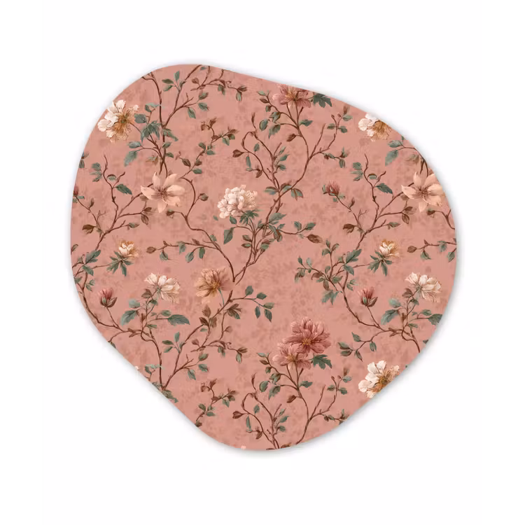 Organisch schilderij - Forex - Botanisch - Bloemen - Roze — 1