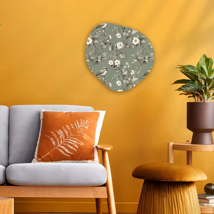 Organisch schilderij - Forex - Botanisch - Vogels - Groen — 3
