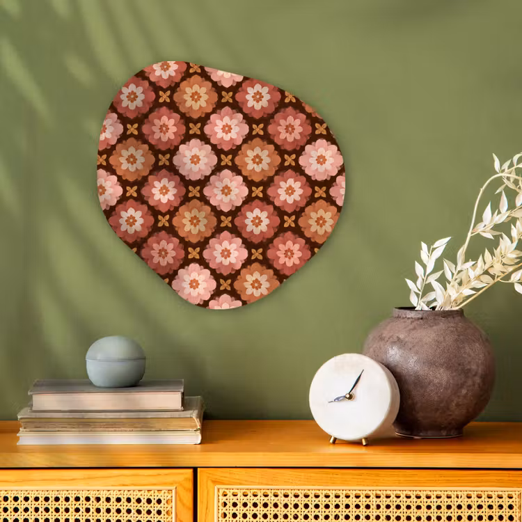 Organisch schilderij - Forex - Geometrisch - Bloemen - Kleurrijk — 2