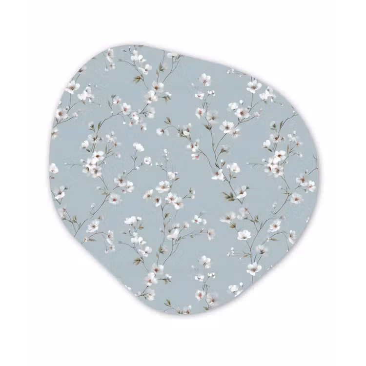 Organisch schilderij - Forex - Klassiek - Bloemen - Blauw — 1