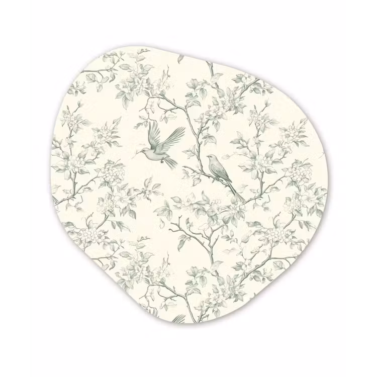 Organisch schilderij - Forex - Klassiek - Vogels - Groen — 1