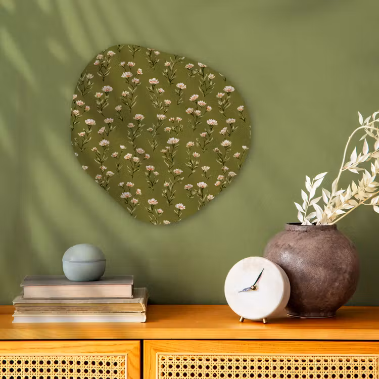 Organisch schilderij - Forex - Landelijk - Bloemen - Groen — 2