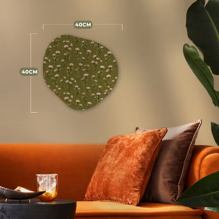 Organisch schilderij - Forex - Landelijk - Bloemen - Groen — 4