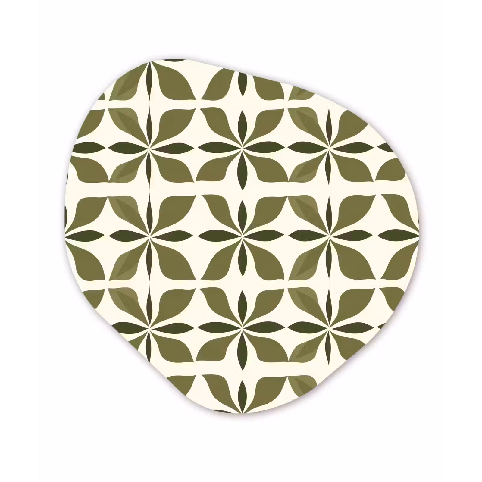 Organisch schilderij - Forex - Botanisch - Retro - Groen — 1