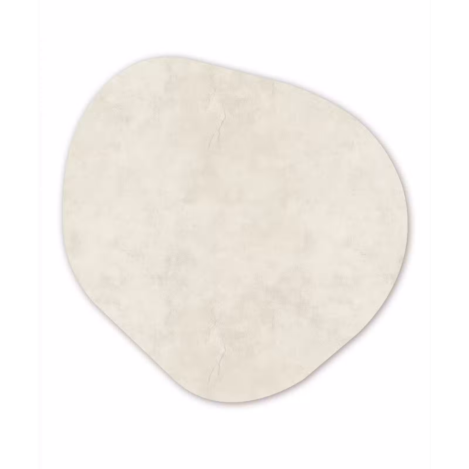 Organisch schilderij - Forex - Crème - Egaal - Beton — 1