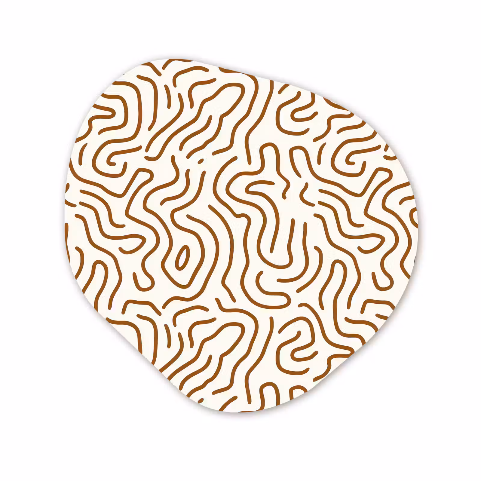 Organisch schilderij - Forex - Minimalistisch - Patroon - Terracotta — 1