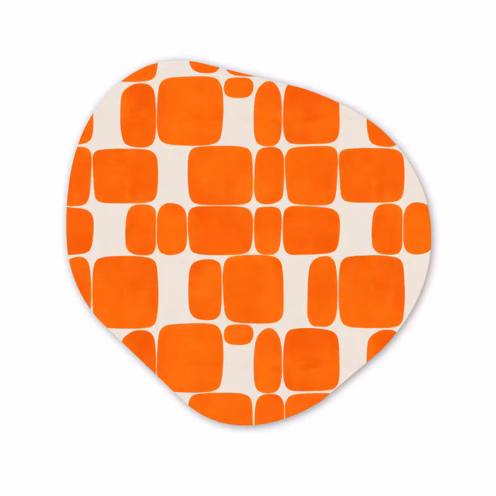 Organisch schilderij - Forex - Patroon - Retro - Oranje — 1