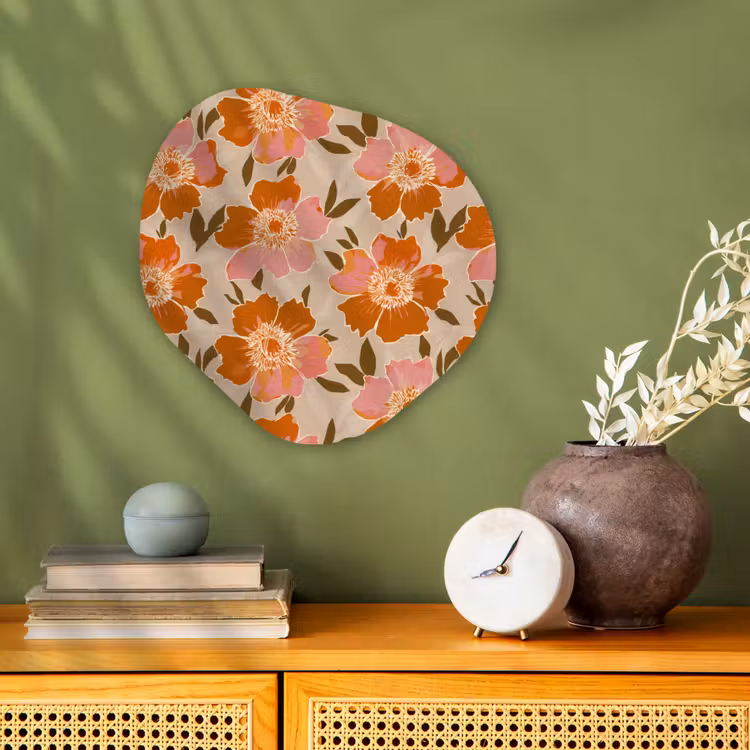 Organisch schilderij - Forex - Bloemen - Motief - Retro — 2