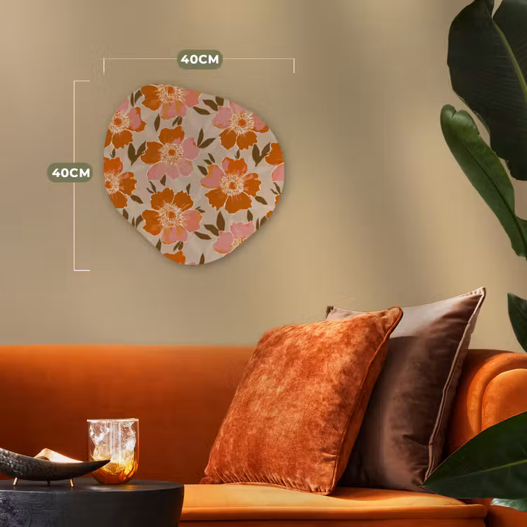 Organisch schilderij - Forex - Bloemen - Motief - Retro — 4