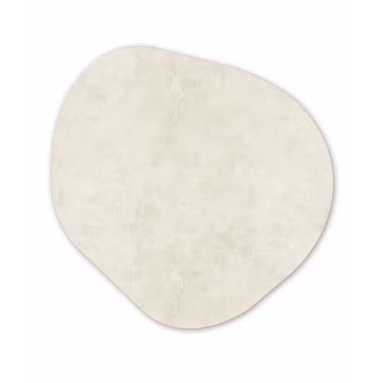 Organisch schilderij - Forex - Crème - Egaal - Beton — 1