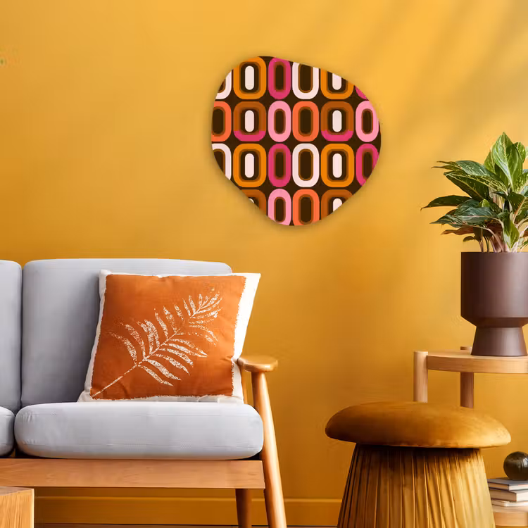 Organisch schilderij - Forex - Modern - Retro - Kleurrijk — 3