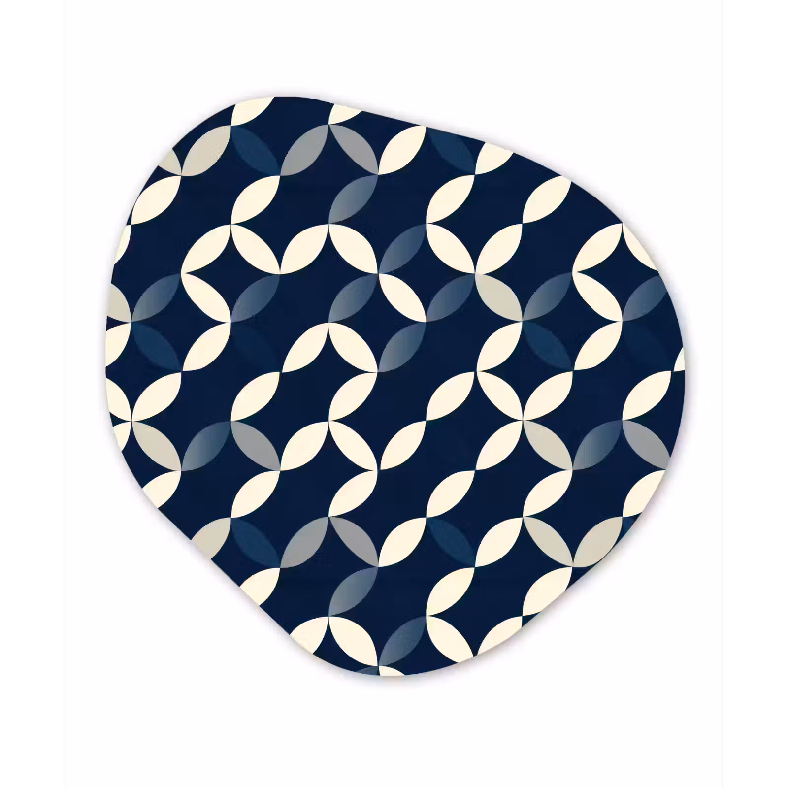 Organisch schilderij - Forex - Abstract - Patroon - Blauw — 1