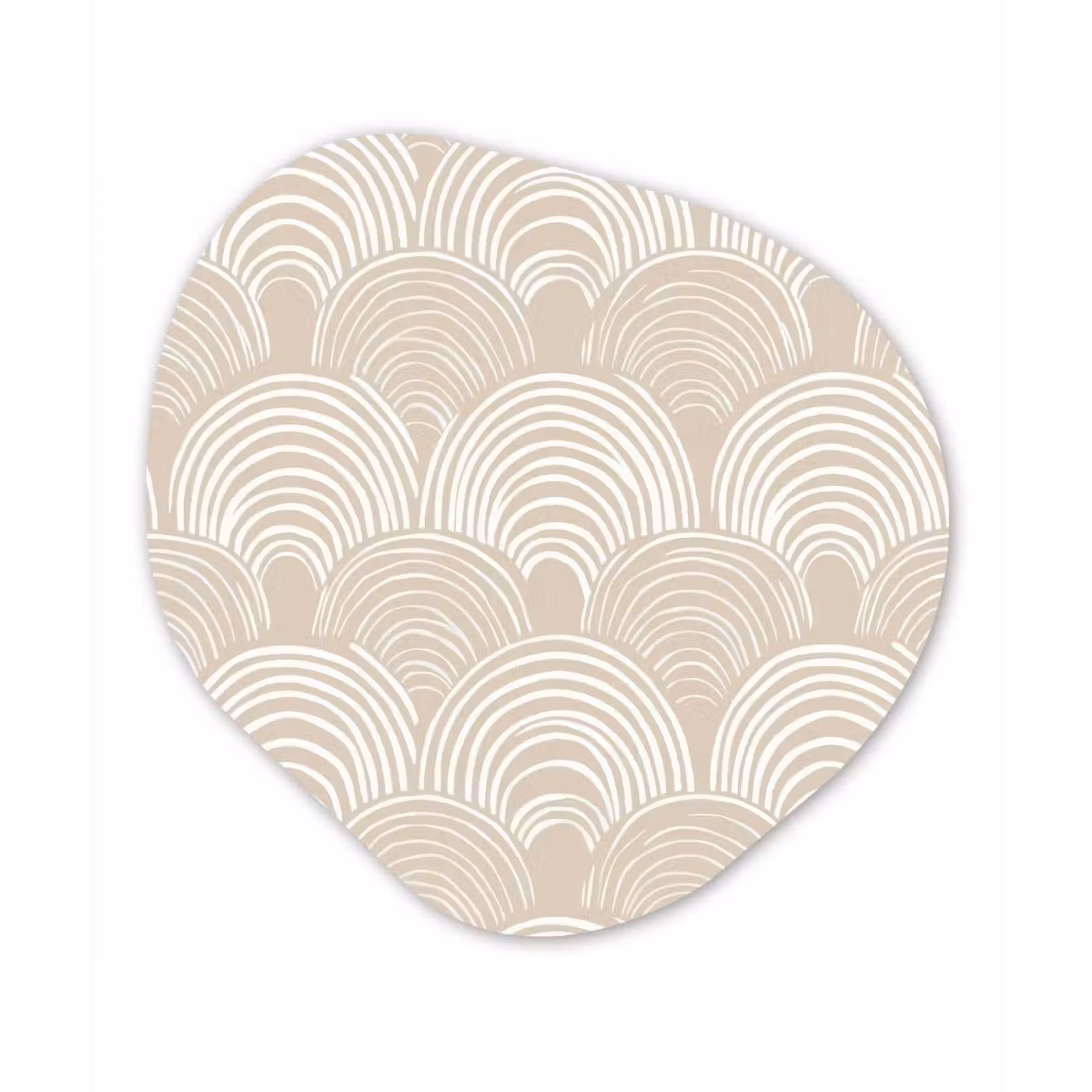 Organisch schilderij - Forex - Golven - Structuur - Beige — 1