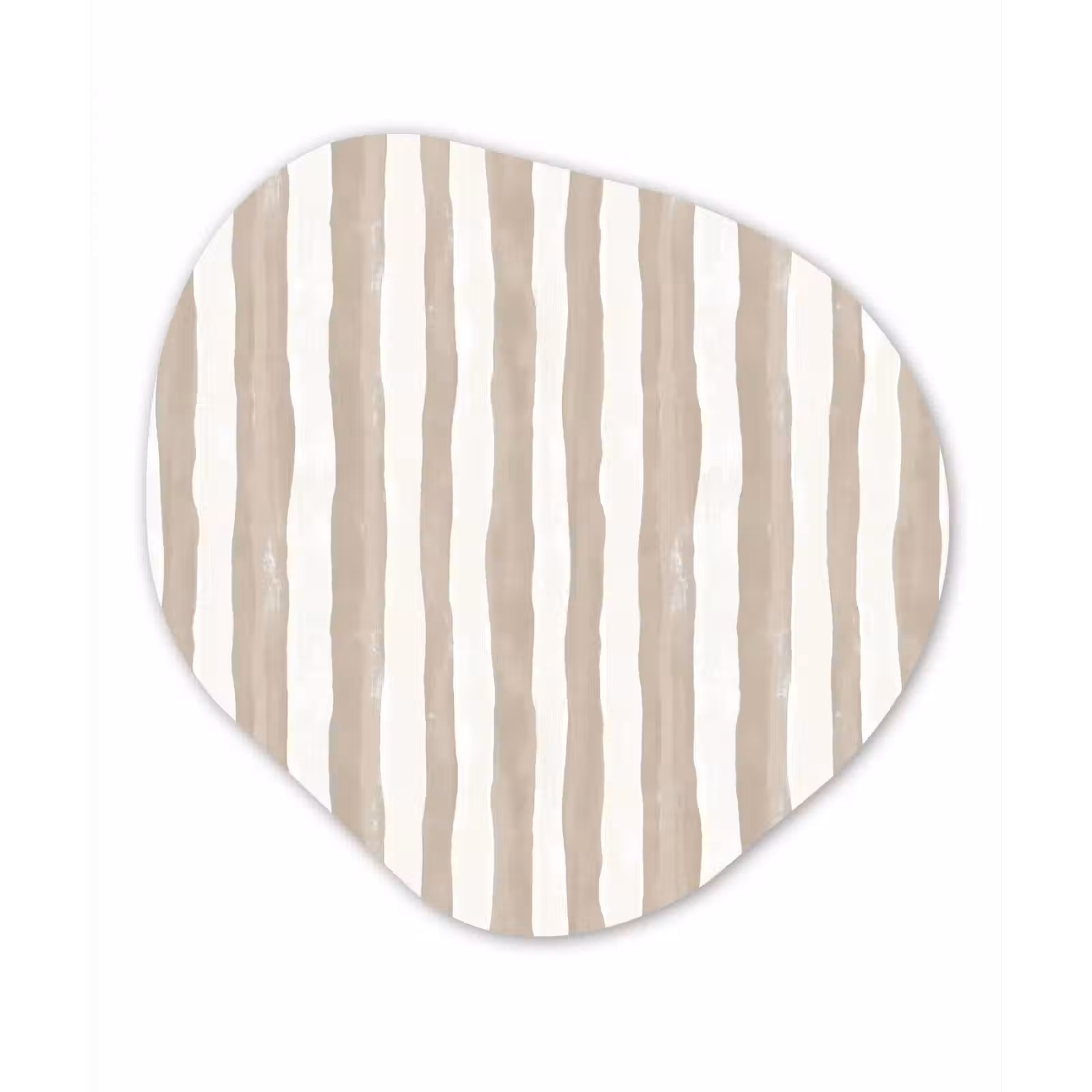Organisch schilderij - Forex - Minimalistisch - Strepen - Beige — 1