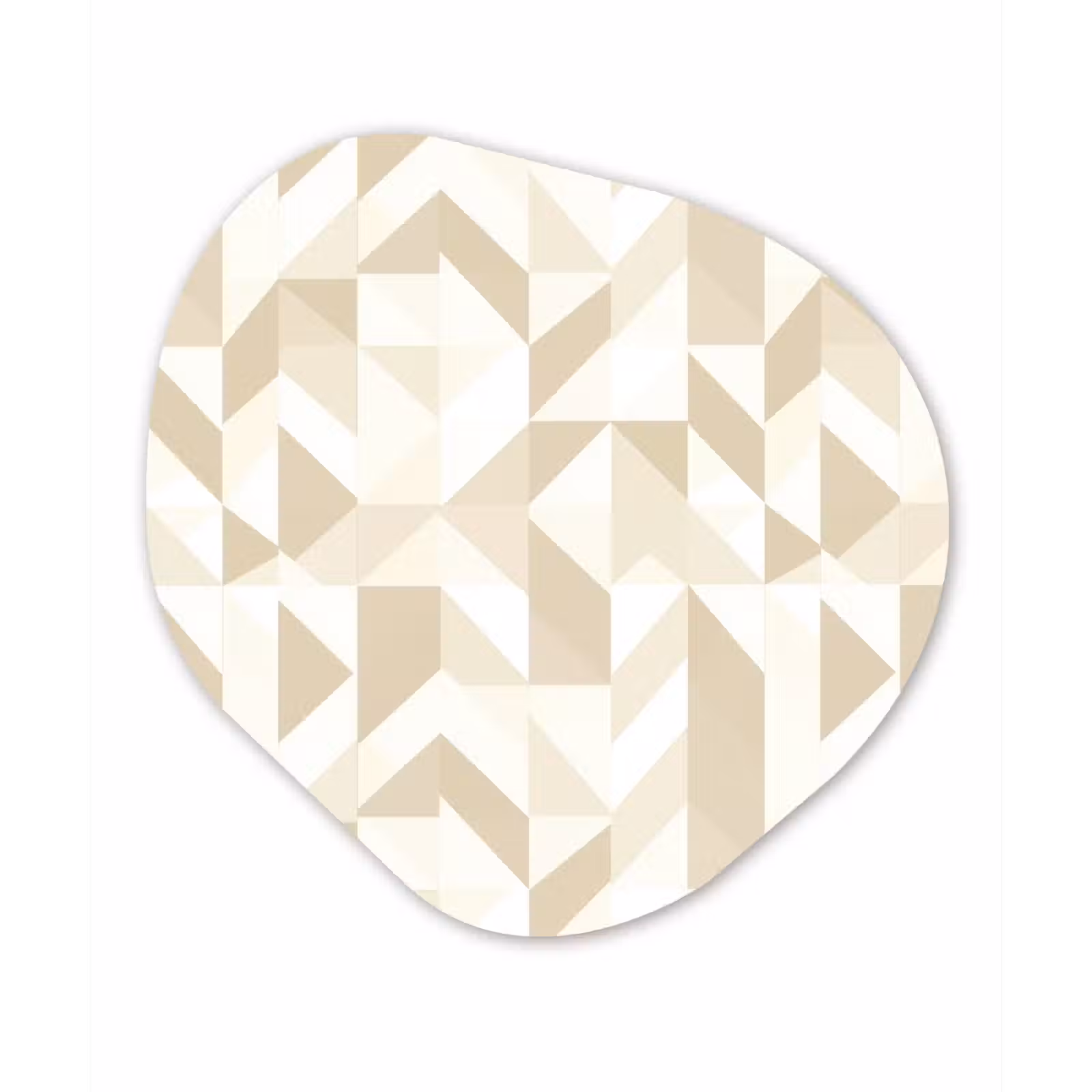 Organisch schilderij - Forex - Modern - Abstract - Beige — 1