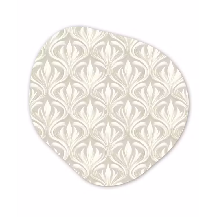 Organisch schilderij - Forex - Barok - Patroon - Beige — 1
