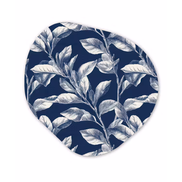 Organisch schilderij - Forex - Botanisch - Patroon - Blauw — 1
