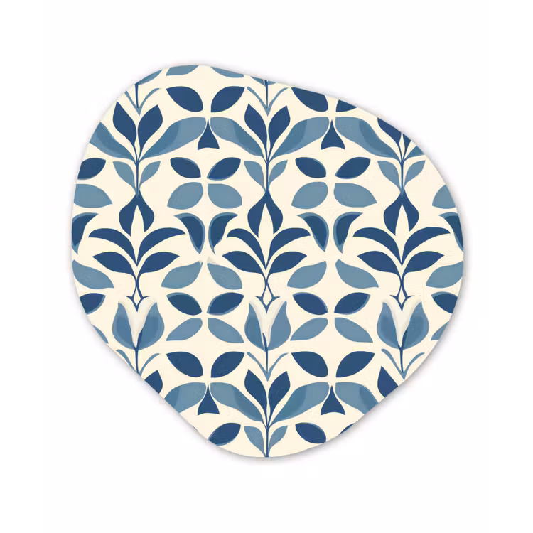 Organisch schilderij - Forex - Flora - Modern - Blauw — 1