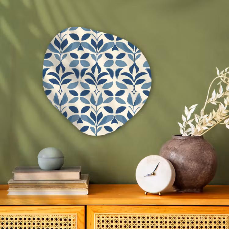 Organisch schilderij - Forex - Flora - Modern - Blauw — 2