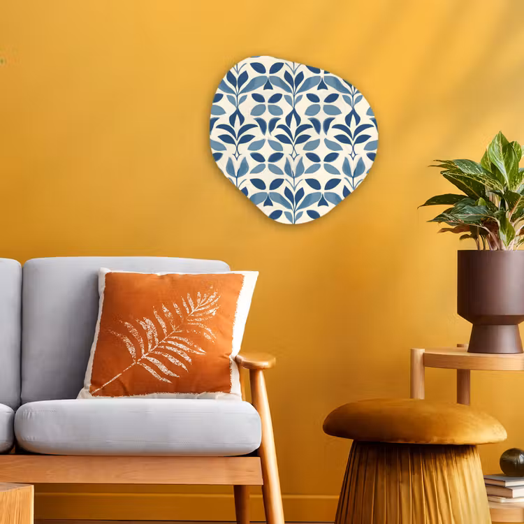 Organisch schilderij - Forex - Flora - Modern - Blauw — 3