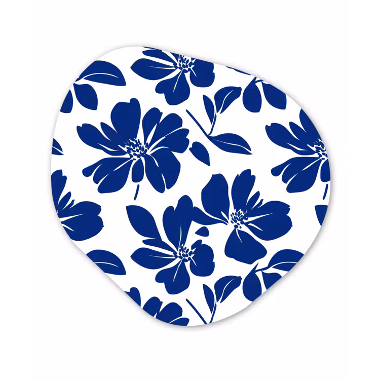 Organisch schilderij - Forex - Floraal - Modern - Blauw — 1