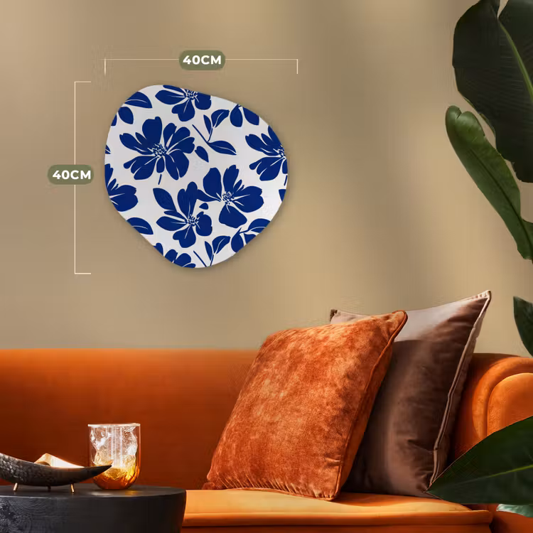 Organisch schilderij - Forex - Floraal - Modern - Blauw — 4