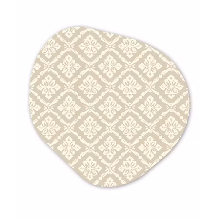 Organisch schilderij - Forex - Floraal - Ornament - Beige — 1