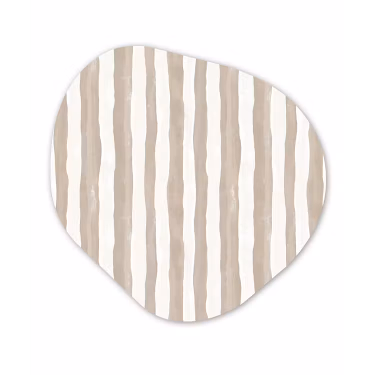 Organisch schilderij - Forex - Minimalistisch - Strepen - Beige — 1