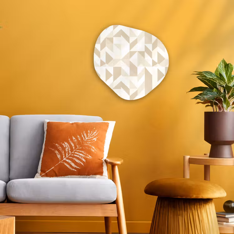 Organisch schilderij - Forex - Modern - Abstract - Beige — 3