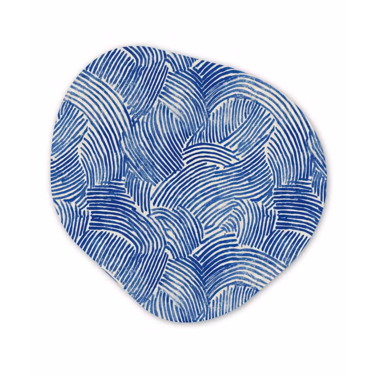 Organisch schilderij - Forex - Modern - Abstract - Blauw — 1