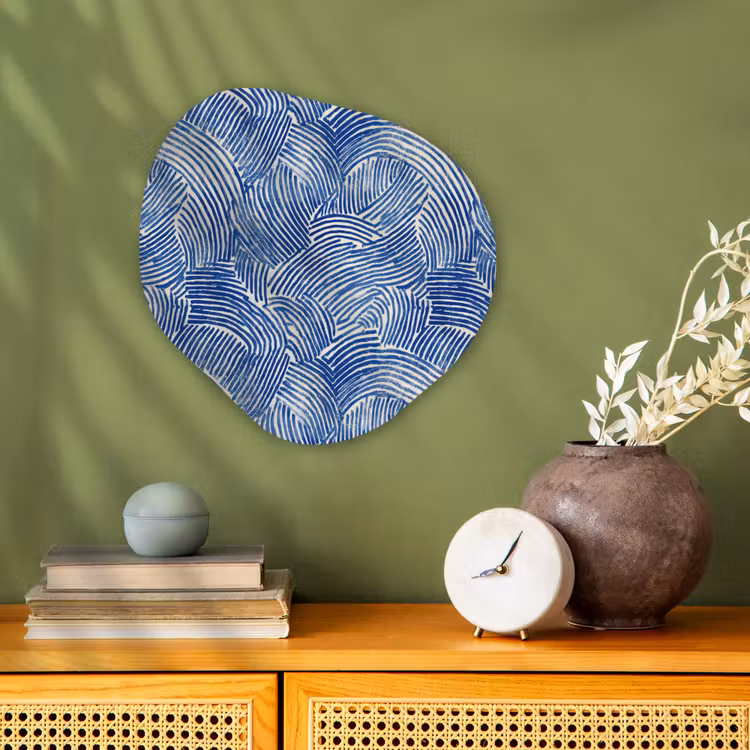 Organisch schilderij - Forex - Modern - Abstract - Blauw — 2