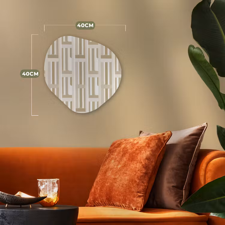 Organisch schilderij - Forex - Modern - Geometrisch - Beige — 4